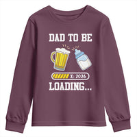 Dad to Be 2026 Youth Sweatshirt Funny Pregnancy Reveal