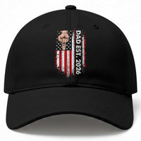 New Dad 2026 Baseball Cap Patriotic US American Flag Gifts Fathers Day