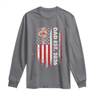 New Dad 2026 Long Sleeve Shirt Patriotic US American Flag Gifts Fathers Day