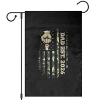 New Dad 2026 Garden Flag Camo American Flag Military Dad Father's Day