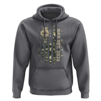 New Dad 2026 Hoodie Camo American Flag Military Dad Father's Day
