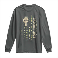 New Dad 2026 Long Sleeve Shirt Camo American Flag Military Dad Father's Day