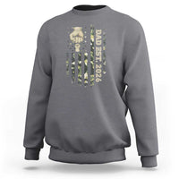New Dad 2026 Sweatshirt Camo American Flag Military Dad Father's Day