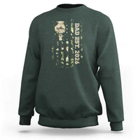 New Dad 2026 Sweatshirt Camo American Flag Military Dad Father's Day