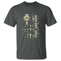 New Dad 2026 T Shirt Camo American Flag Military Dad Father's Day