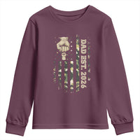 New Dad 2026 Youth Sweatshirt Camo American Flag Military Dad Father's Day