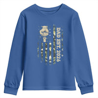 New Dad 2026 Youth Sweatshirt Camo American Flag Military Dad Father's Day