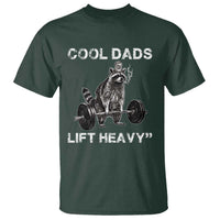 Cool Dads Lift Heavy T Shirt Gym Dad Raccoon