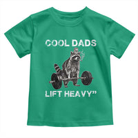 Cool Dads Lift Heavy Toddler T Shirt Gym Dad Raccoon