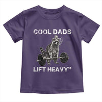 Cool Dads Lift Heavy Toddler T Shirt Gym Dad Raccoon