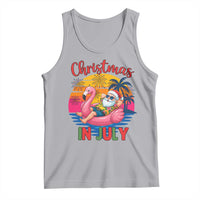 Funny Hawaiian Christmas Tank Top Santa Beach Tropical Xmas - Wonder Print Shop