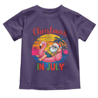 Funny Hawaiian Christmas Toddler T Shirt Santa Beach Tropical Xmas - Wonder Print Shop