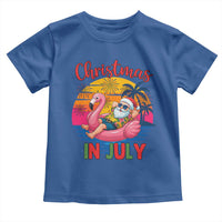 Funny Hawaiian Christmas Toddler T Shirt Santa Beach Tropical Xmas - Wonder Print Shop