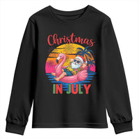 Funny Hawaiian Christmas Youth Sweatshirt Santa Beach Tropical Xmas - Wonder Print Shop