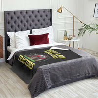 Funny Farming Tractor Throw Blanket Just A Boy Who Loves Tractors - Wonder Print Shop
