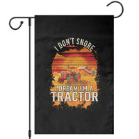 Funny Tractor Garden Flag I Do Not Snore I Dream I Am A Tractor - Wonder Print Shop