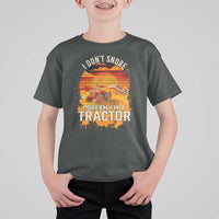 Funny Tractor T Shirt For Kid I Do Not Snore I Dream I Am A Tractor - Wonder Print Shop