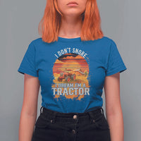 Funny Tractor T Shirt For Women I Do Not Snore I Dream I Am A Tractor - Wonder Print Shop