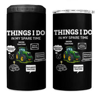 Funny Farmers 4 in 1 Can Cooler Tumbler Things I Do In My Spare Time - Wonder Print Shop