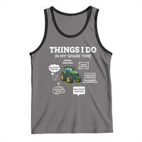 Funny Farmers Tank Top Things I Do In My Spare Time - Wonder Print Shop