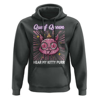 Queef Queen Cat Meme Hoodie Funny Inappropriate Adult Humor - Wonder Print Shop