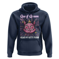 Queef Queen Cat Meme Hoodie Funny Inappropriate Adult Humor - Wonder Print Shop