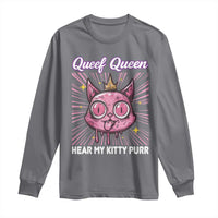 Queef Queen Cat Meme Long Sleeve Shirt Funny Inappropriate Adult Humor - Wonder Print Shop