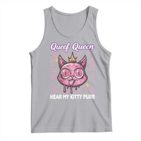 Queef Queen Cat Meme Tank Top Funny Inappropriate Adult Humor - Wonder Print Shop