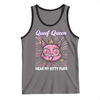 Queef Queen Cat Meme Tank Top Funny Inappropriate Adult Humor - Wonder Print Shop