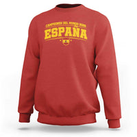 Spain Champions 2026 Sweatshirt Espana Soccer Football Fan Spanish Flag