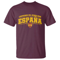 Spain Champions 2026 T Shirt Espana Soccer Football Fan Spanish Flag