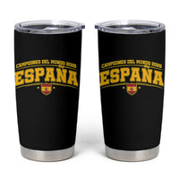 Spain Champions 2026 Tumbler Cup Espana Soccer Football Fan Spanish Flag