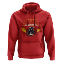 Spain Champions 2026 Hoodie Espana Soccer Fan Spanish Flag Bull