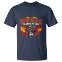 Spain Champions 2026 T Shirt Espana Soccer Fan Spanish Flag Bull
