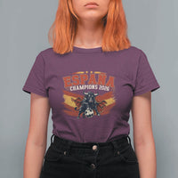 Spain Champions 2026 T Shirt For Women Espana Soccer Fan Spanish Flag Bull