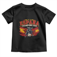 Spain Champions 2026 Toddler T Shirt Espana Soccer Fan Spanish Flag Bull