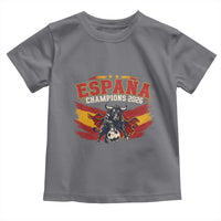 Spain Champions 2026 Toddler T Shirt Espana Soccer Fan Spanish Flag Bull