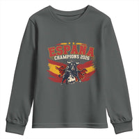 Spain Champions 2026 Youth Sweatshirt Espana Soccer Fan Spanish Flag Bull