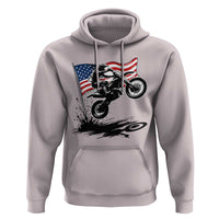 Dirt Bike American Flag Motocross Hoodie - Wonder Print Shop