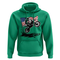 Dirt Bike American Flag Motocross Hoodie - Wonder Print Shop