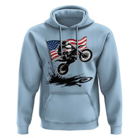 Dirt Bike American Flag Motocross Hoodie - Wonder Print Shop