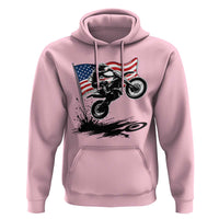 Dirt Bike American Flag Motocross Hoodie - Wonder Print Shop