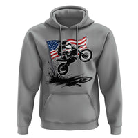 Dirt Bike American Flag Motocross Hoodie - Wonder Print Shop