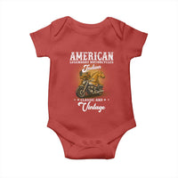Native American Motorcycle Indian Bikers Club Classic And Vintage Baby Onesie - Wonder Print Shop