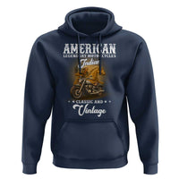 Native American Motorcycle Indian Bikers Club Classic And Vintage Hoodie - Wonder Print Shop