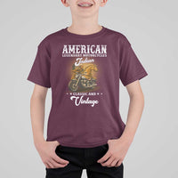 Native American Motorcycle Indian Bikers Club Classic And Vintage T Shirt For Kid - Wonder Print Shop