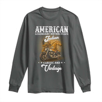 Native American Motorcycle Indian Bikers Club Classic And Vintage Long Sleeve Shirt - Wonder Print Shop