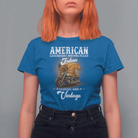 Native American Motorcycle Indian Bikers Club Classic And Vintage T Shirt For Women - Wonder Print Shop