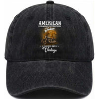 Native American Motorcycle Indian Bikers Club Classic And Vintage Washed Cotton Baseball Cap