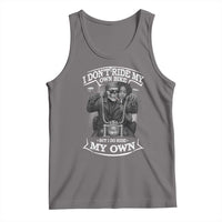 African American Motorcycle Tank Top Skeleton Biker - Wonder Print Shop